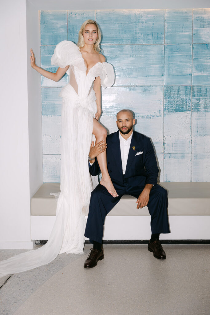 Modern wedding at the Maybourne Riviera