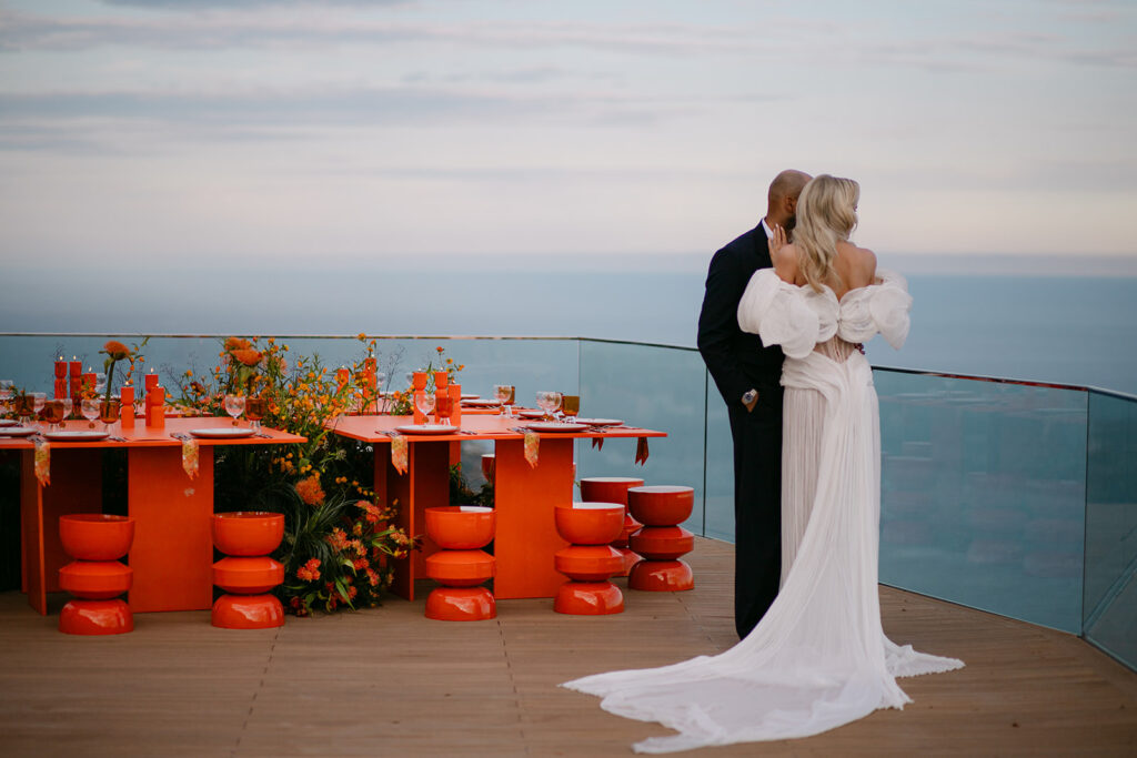 Modern wedding at the Maybourne Riviera