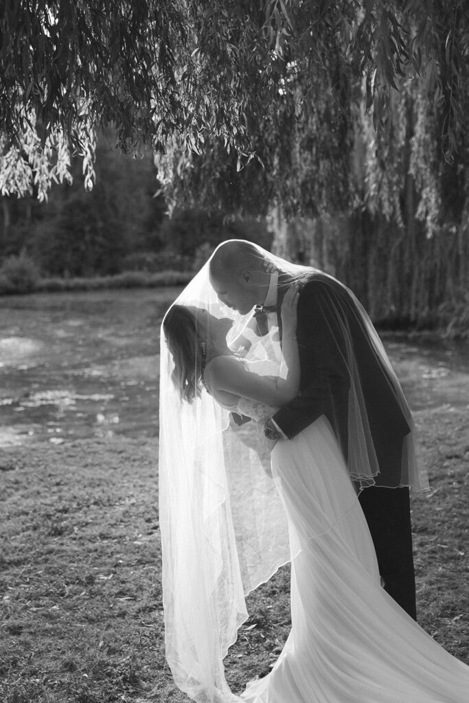 Intimate destination wedding in France